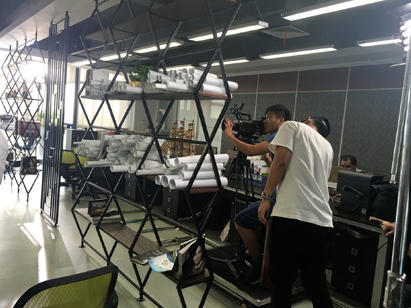 容聲宣傳片拍攝現(xiàn)場