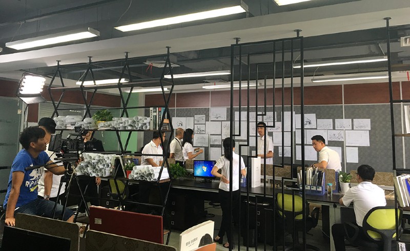 容聲集成吊頂宣傳片拍攝現(xiàn)場