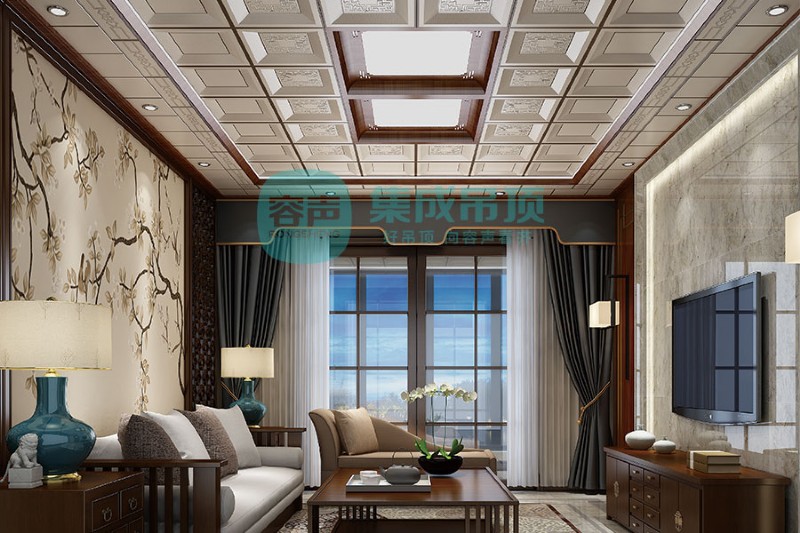 容聲集成吊頂新中式風格效果圖