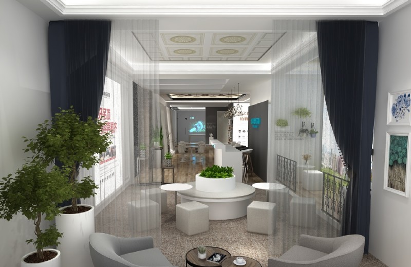 容聲集成吊頂北京展展館內部