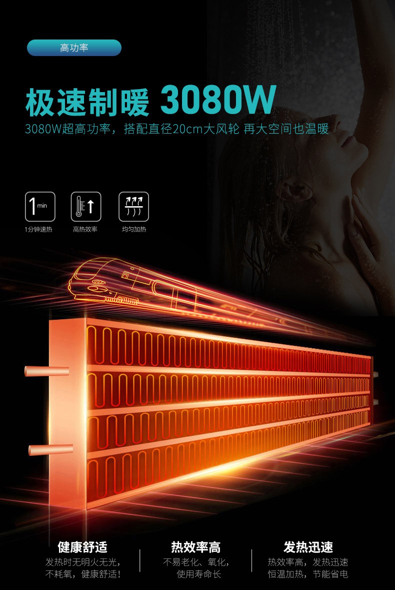 容聲大白浴室取暖