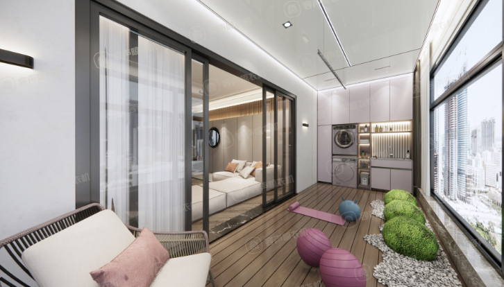 【一線天隱形晾衣機】讓陽臺擁有更多可能！