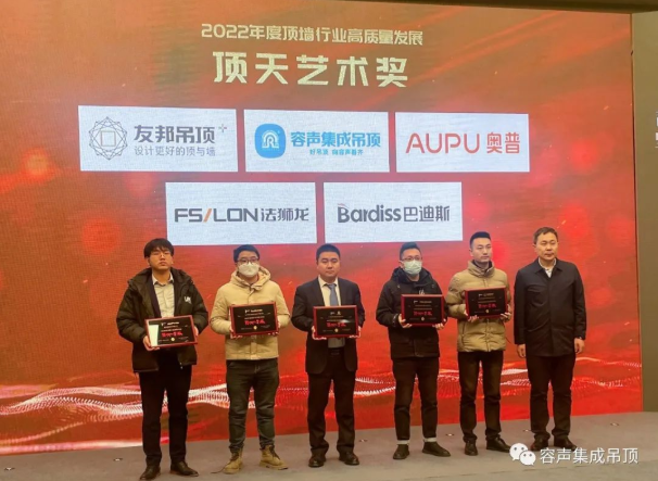 見證品牌的力量 | 容聲集成吊頂榮獲“頂天藝術(shù)獎”！